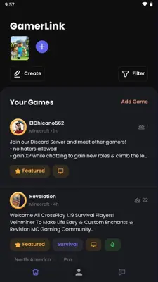 GamerLink android App screenshot 2